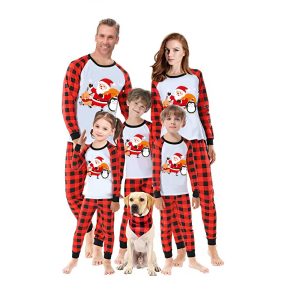 Pyjama De Noël Famille « Le Père Noël Et Ses Compagnons »