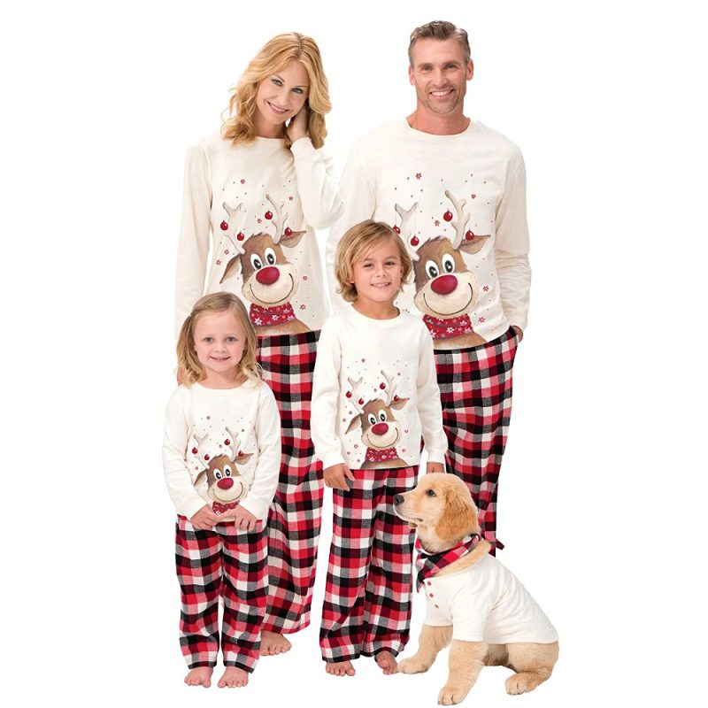 Pyjama De Noël Famille « Renne Trop Mignon »